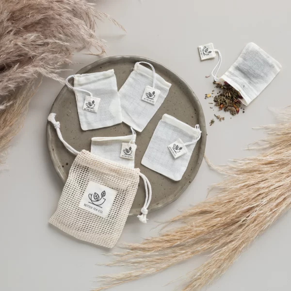 Reusable Organic Cotton Tea Bags